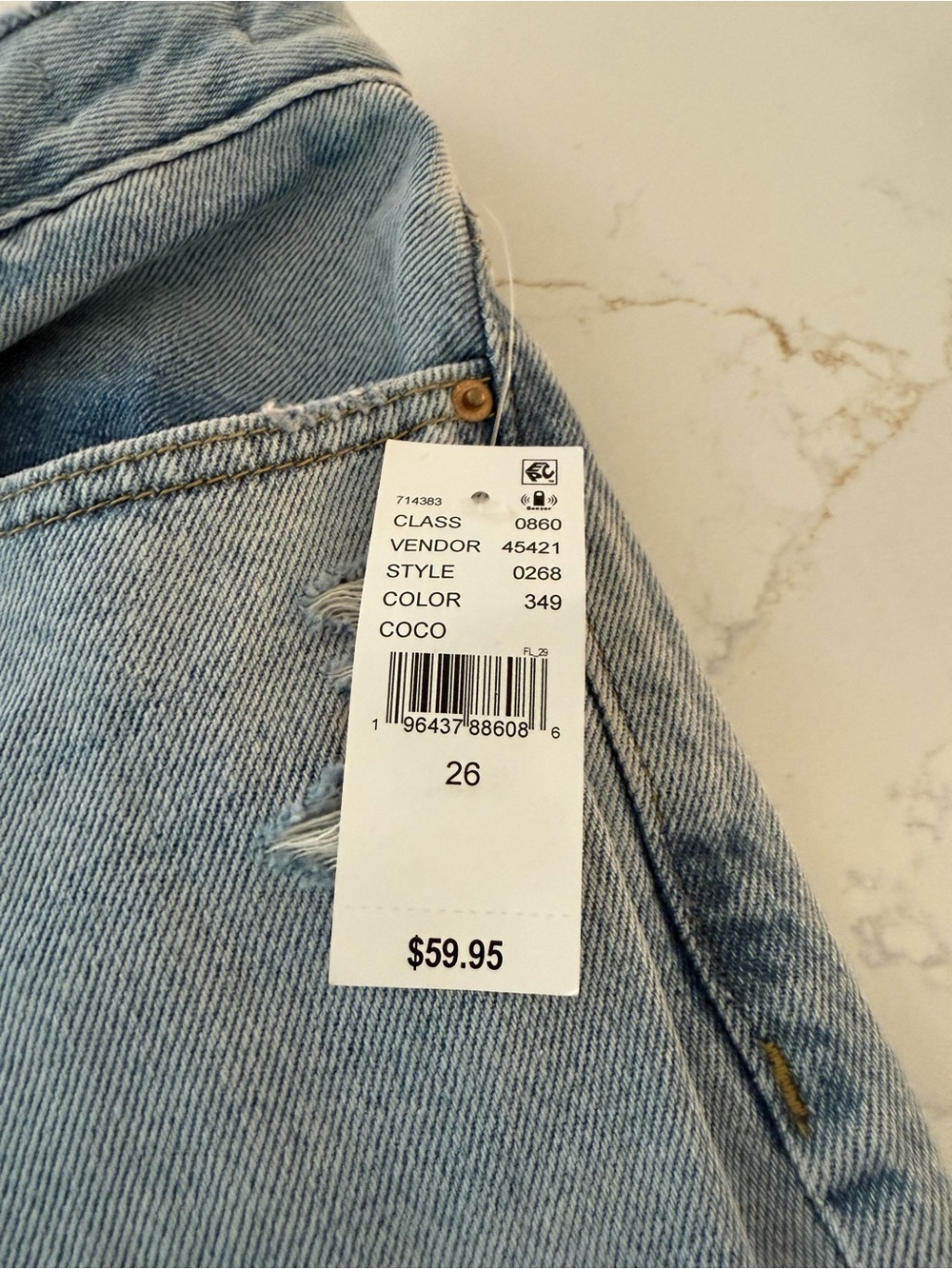 PacSun Light Blue Straight-Leg 90’s Boyfriend Jeans - Picture 3 of 7